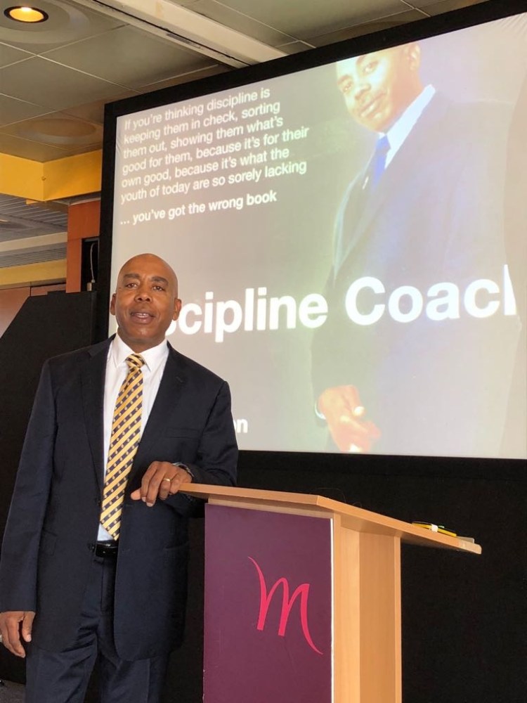 Jim Roberson and the Discipline coach - Jim Roberson motivational youth speaker motivating a student and coaching education in young people. Empowering and supporting them to be the best they can be in school, education and exam preparation.