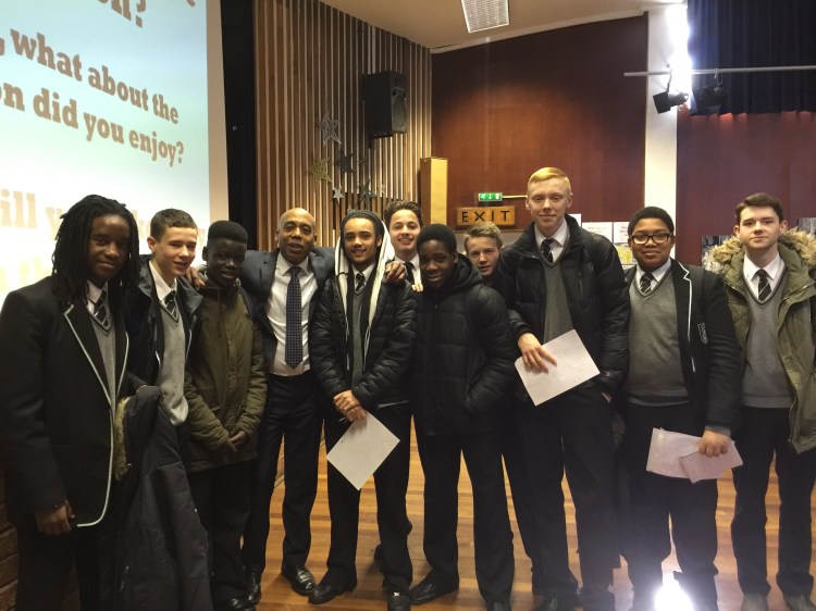 Jim Roberson and students he has inspired - Jim Roberson motivational youth speaker motivating a student and coaching education in young people. Empowering and supporting them to be the best they can be in school, education and exam preparation.