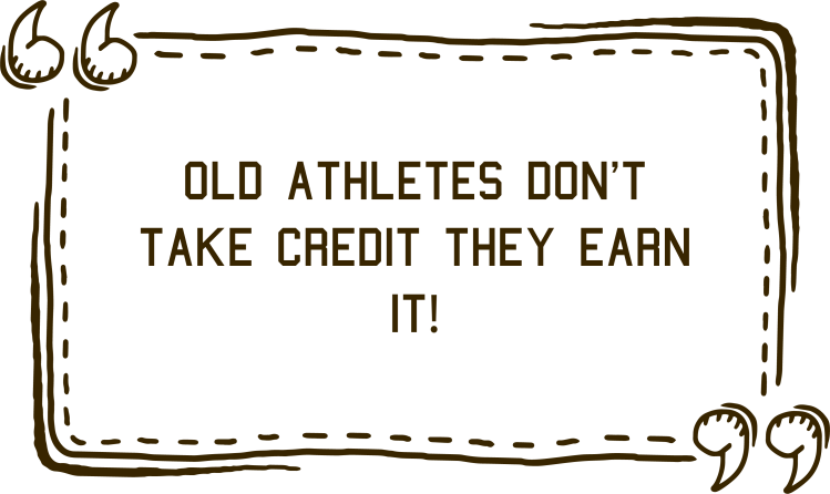 'Old athletes don't take credit they earn it!' - Jim Roberson motivational youth speaker motivating a student and coaching education in young people. Empowering and supporting them to be the best they can be in school, education and exam preparation.