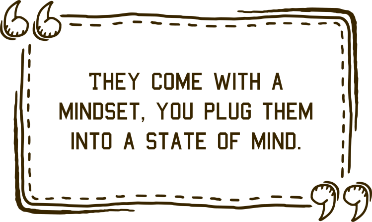 'They come with a mindset, you plug them into a state of mind' - Jim Roberson motivational youth speaker motivating a student and coaching education in young people. Empowering and supporting them to be the best they can be in school, education and exam preparation.